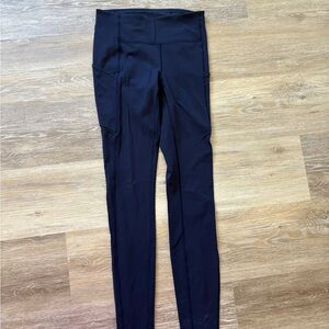 Lululemon Black Leggings Sleek Fit